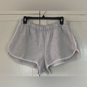 VS PINK 2.5” Curved Hem Sweat Varsity Shorts
